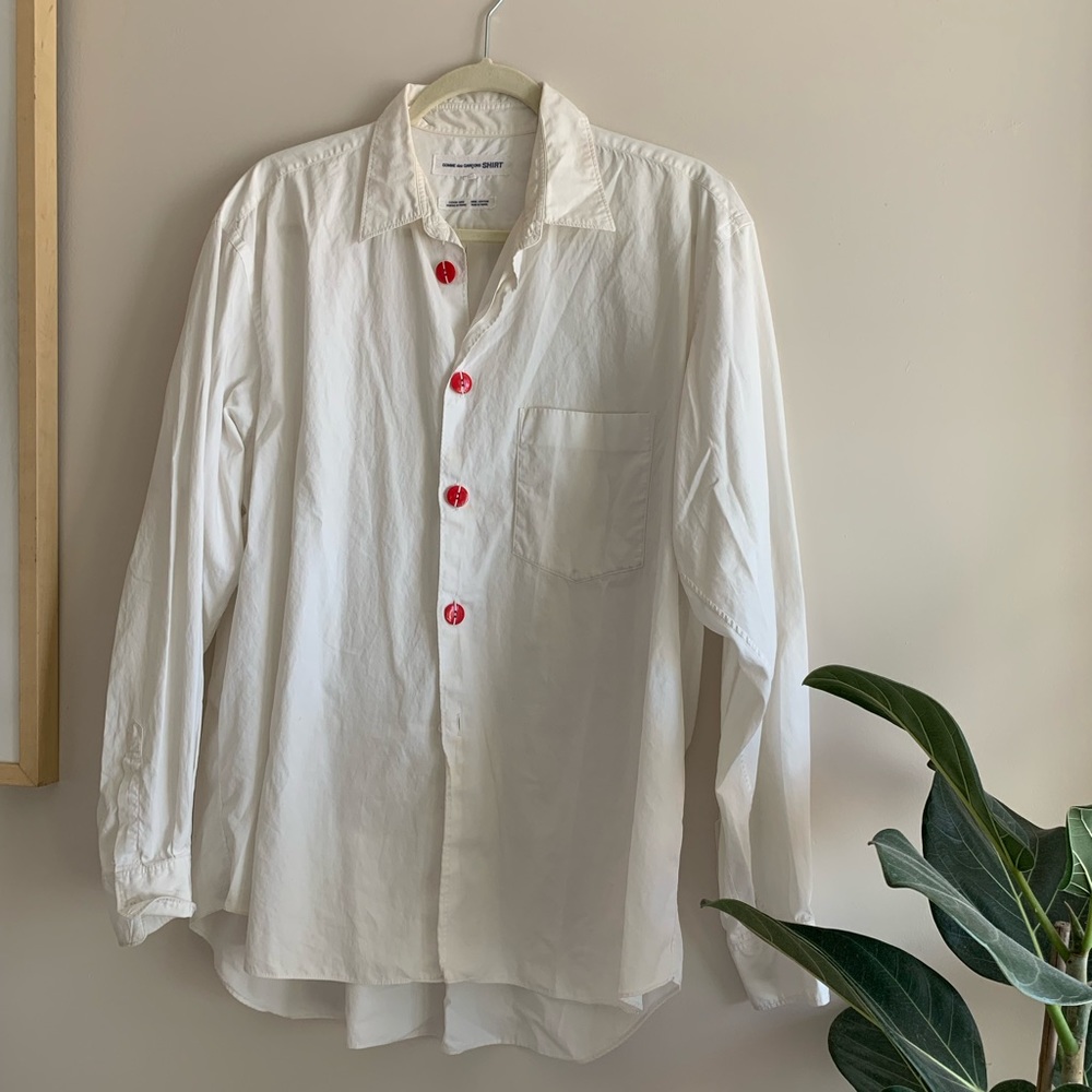 Vintage Comme des Garcons unisex white button down